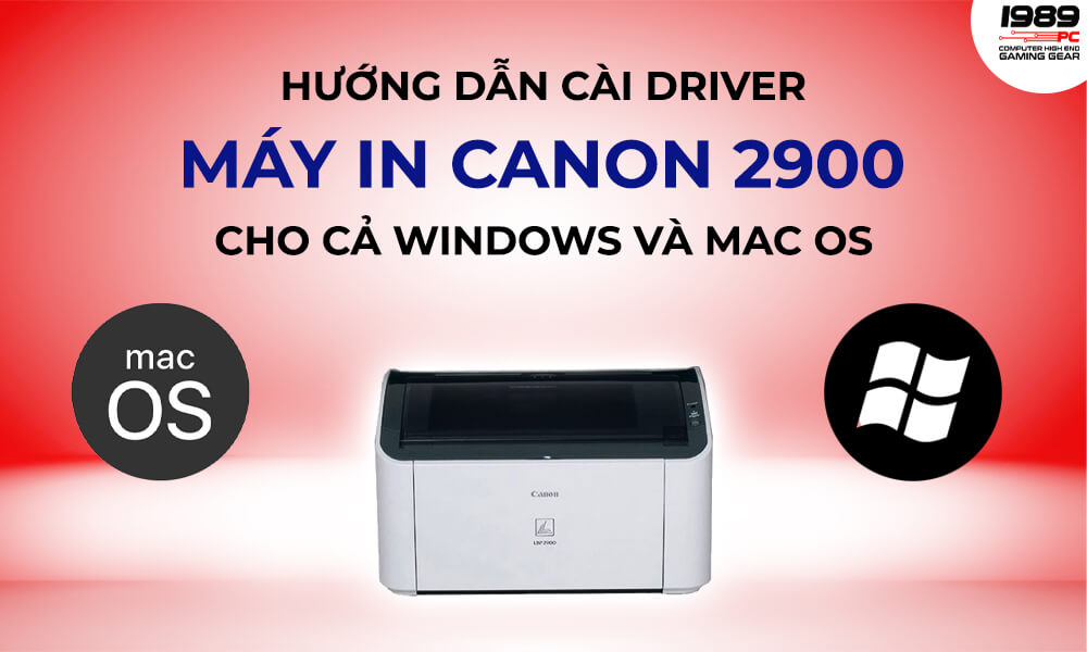 Hướng dẫn cài driver máy in canon 2900 cho cả Windows và macOS - Máy Tính Bảo Lộc