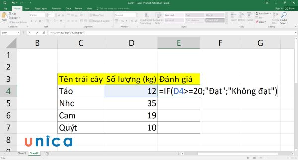 Hướng dẫn cách viết dấu lớn hơn hoặc bằng dấu khác trong excel