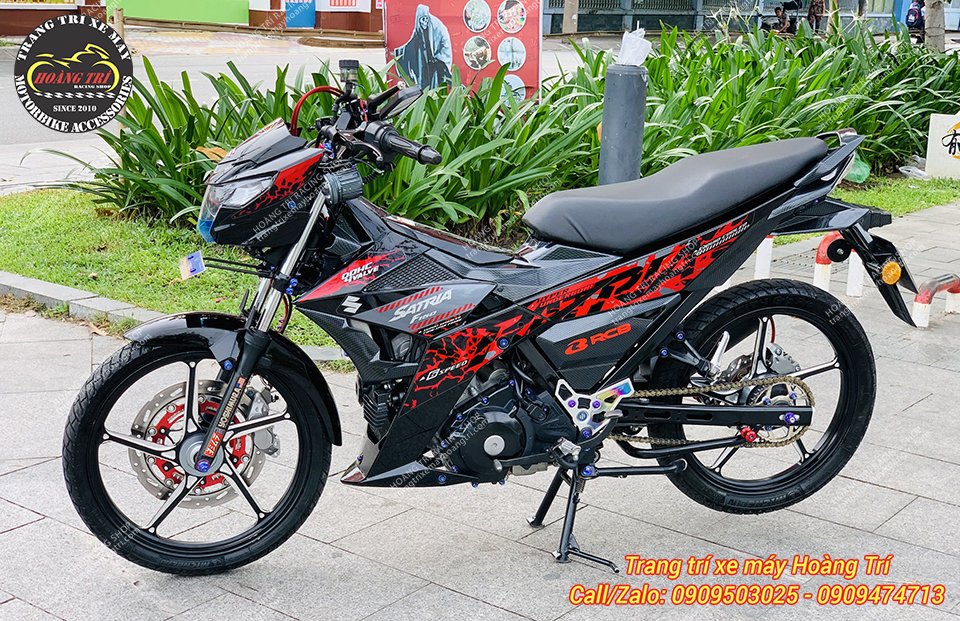 Độ kiểng Suzuki Satria phong cách HTR