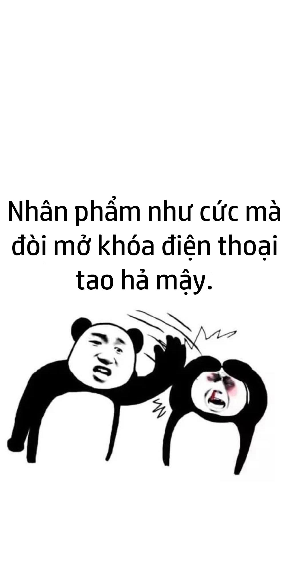 Hình nền mở khóa điện thoại hài hước, hình nền mở khóa troll bá đạo