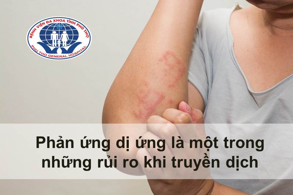 1 số lưu ý khi truyền nước biển tại nhà