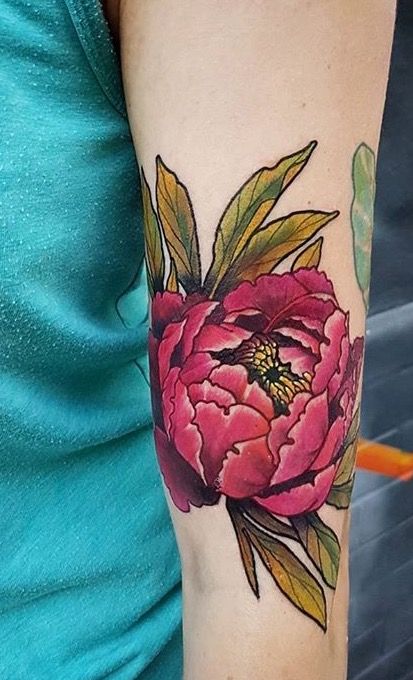 888+ hình xăm hoa mẫu đơn đại diện cho tình yêu và may mắn - Genztattoo