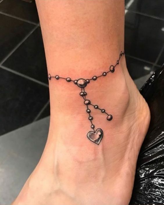 999+ hình xăm lắc chân mini cực độc đáo cho nam và nữ - Genztattoo