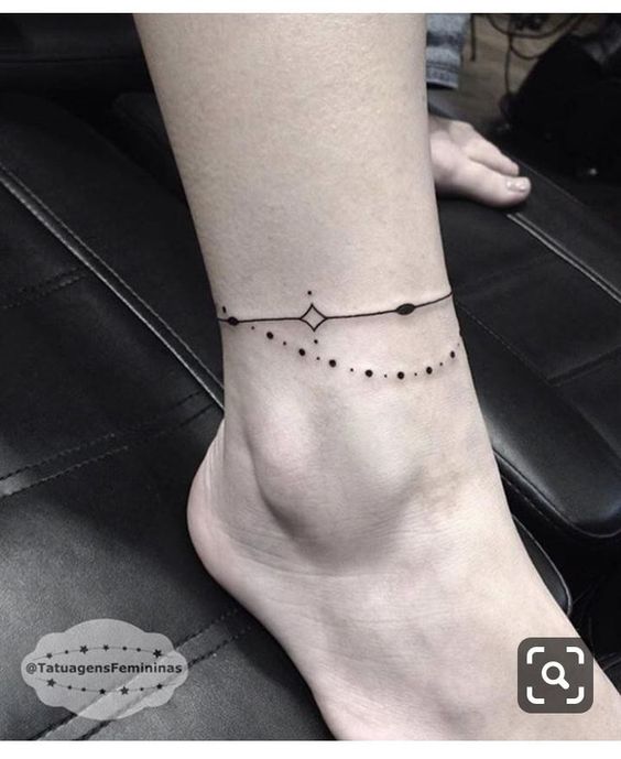 999+ hình xăm lắc chân mini cực độc đáo cho nam và nữ - Genztattoo