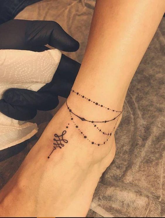 999+ hình xăm lắc chân mini cực độc đáo cho nam và nữ - Genztattoo