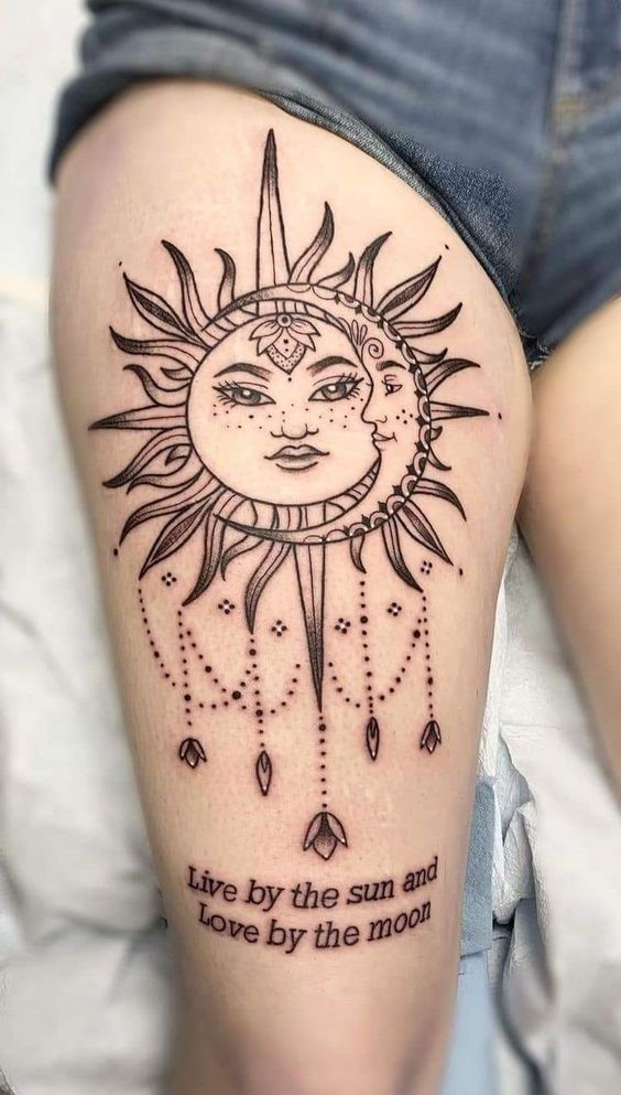 150 hình xăm đùi mini cho nam và nữ đẹp nhất năm nay - Genztattoo