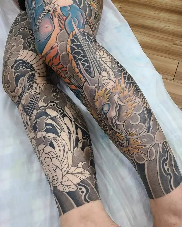 Top 500+ hình xăm full chân cho nam và nữ được chọn lọc - Genztattoo