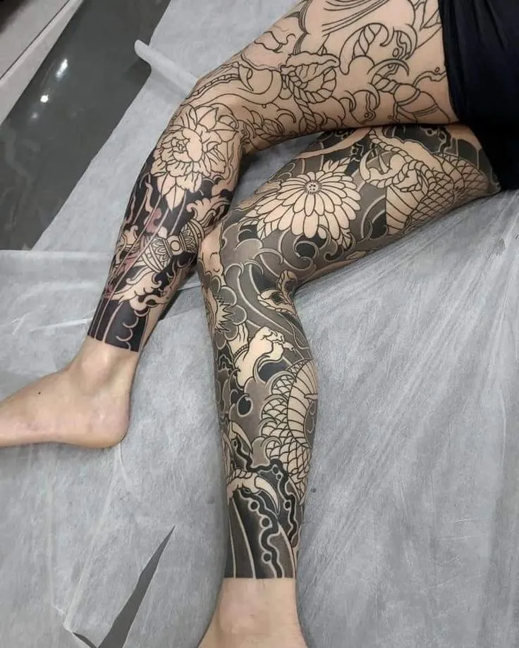 Top 500+ hình xăm full chân cho nam và nữ được chọn lọc - Genztattoo