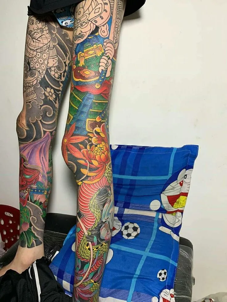 Top 500+ hình xăm full chân cho nam và nữ được chọn lọc - Genztattoo