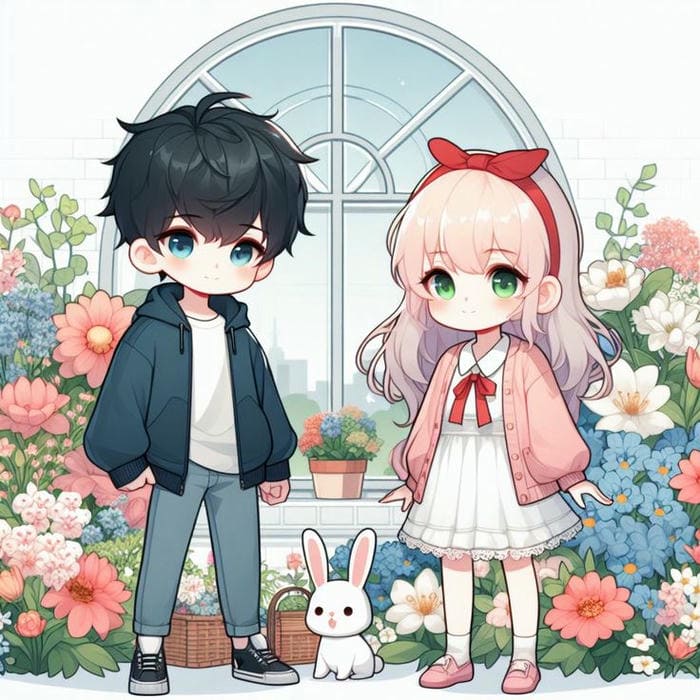 999+ Hình ảnh cặp đôi chibi anime cute dễ thương làm avatar đẹp