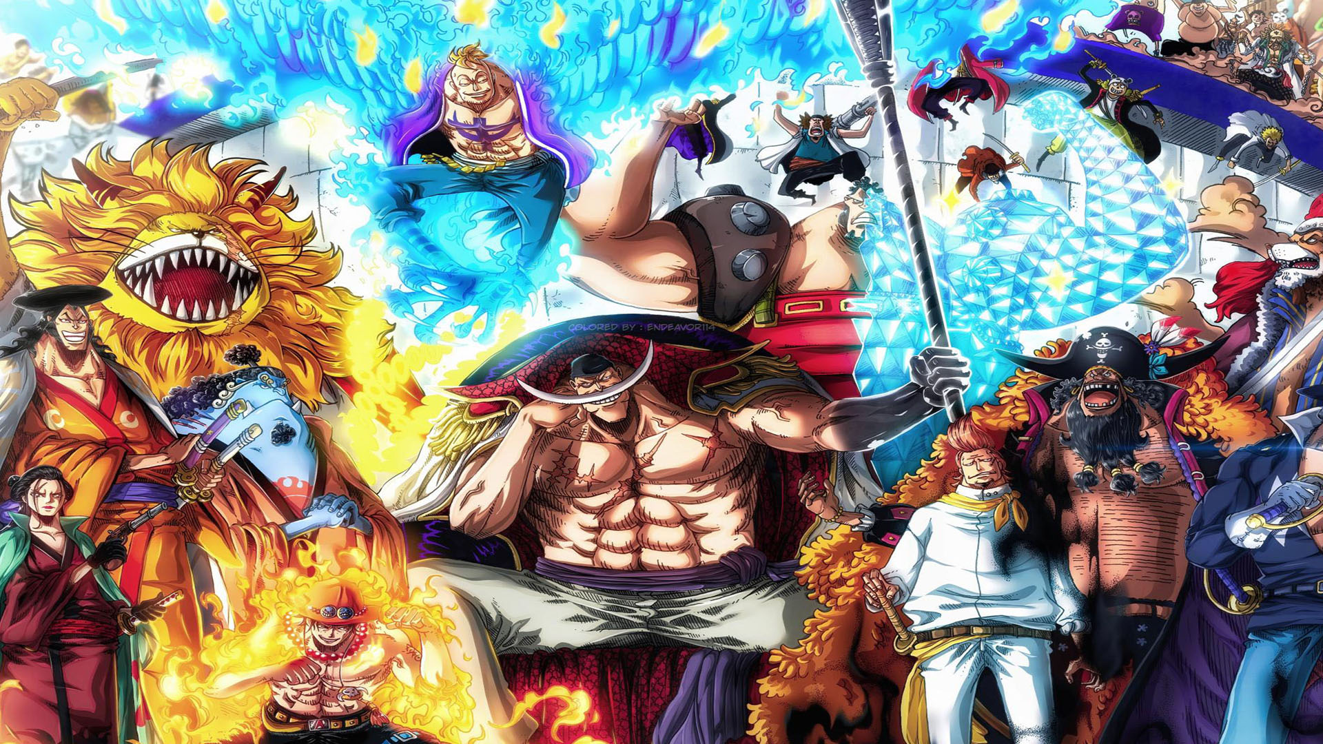 Hình nền Râu Trắng One Piece đẹp nhất